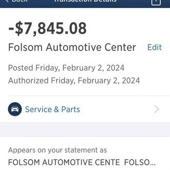 Folsom Automotive Service - The total cost of their "services" that were done incorrectly. - Auto Repair Near Me - Folsom, California