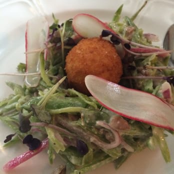 Spoon and Stable - Some kind of salad with a fried soft boiled egg (!) - New American Near Me - Minneapolis, Minnesota Spoon and Stable - Some kind of salad with a fried soft boiled egg (!) - New American Near Me - Minneapolis, Minnesota