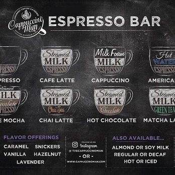 Cappuccino Man - Caterers Near Me