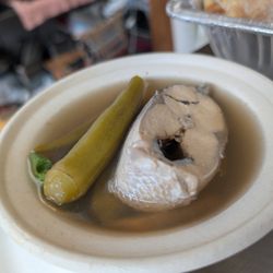 Meng & Ging’s Kitchen - Bangus (milkfish) sinigang - a traditional soup with a distinctly sour, tamarind flavor
