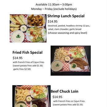 Ray's Crab Shack - lunch special - Seafood Near Me - Newark, California Ray's Crab Shack - lunch special - Seafood Near Me - Newark, California