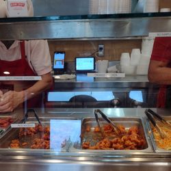 Mr. You Chinese Food - Orange chicken running low