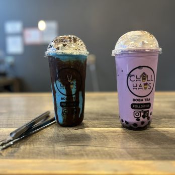 Chill Haus - Cookie Monster; Taro/Horchata Smoothie & boba - Ice Cream & Frozen Yogurt Near Me - Las Vegas, Nevada Chill Haus - Cookie Monster; Taro/Horchata Smoothie & boba - Ice Cream & Frozen Yogurt Near Me - Las Vegas, Nevada