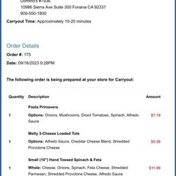 Receipts Receipts
