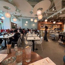 OEB Breakfast - Victoria - The dining area near the from