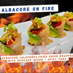 Sushi Plantation - Albacore on Fire