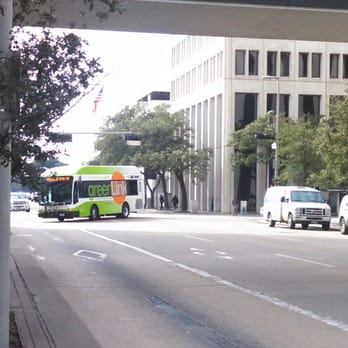 Greenlink Bus - Here she comes, rolling down the street - Buses Near Me - Houston, Texas