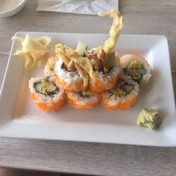 Hilo Bay Cafe - My soft crab shell sushi roll Love this,awesome we will be back!!! - New American Near Me - Hilo, Hawaii Hilo Bay Cafe - My soft crab shell sushi roll Love this,awesome we will be back!!! - New American Near Me - Hilo, Hawaii