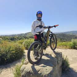 Standing at the rock on TOP OF THE WORLD @ Aliso Woods