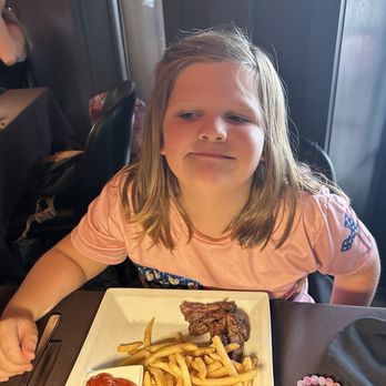 Rick's On Main - Me eating kids steak with french fries - New American Near Me - East Aurora, New York Rick's On Main - Me eating kids steak with french fries - New American Near Me - East Aurora, New York
