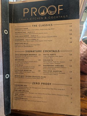 Menu photo 6 Proof Craft Kitchen and Cocktails Star, ID
