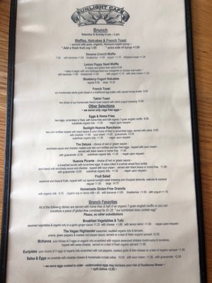 Menu photo 3 Sunlight Cafe Seattle, WA Menu photo 3 Sunlight Cafe Seattle, WA