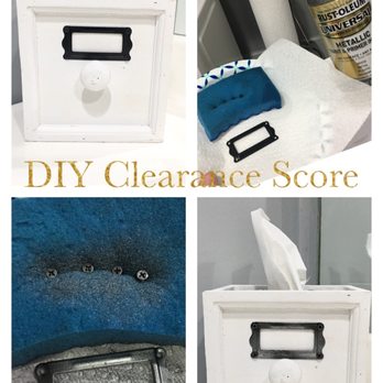 At Home - Bought this box for $3.98, unscrewed the plate and painted metallic to match the bathroom. An inexpensive tissue box! - Home Decor Near Me - Palm Beach Gardens, Florida At Home - Bought this box for $3.98, unscrewed the plate and painted metallic to match the bathroom. An inexpensive tissue box! - Home Decor Near Me - Palm Beach Gardens, Florida