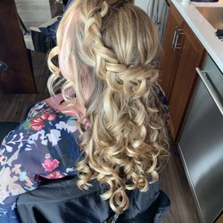 BAAR - Beauty And Art Redesigned Salon & Spa - My hair style for my friend's wedding from Emily Bunn