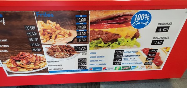 Menu photo 2 Casse-Croûte Campbell Lachute, QC
