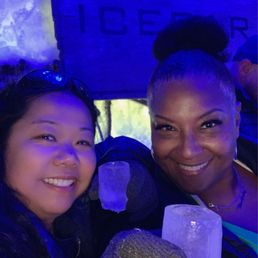 Enjoying our vodka in the cold Enjoying our vodka in the cold