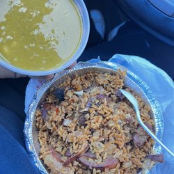 El Clasico Restaurant - Rice and chicken/ham and white beans