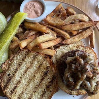 The StoneRose Restaurant - Stone rose burger with hand cut fries - Bars Near Me - Conshohocken, Pennsylvania