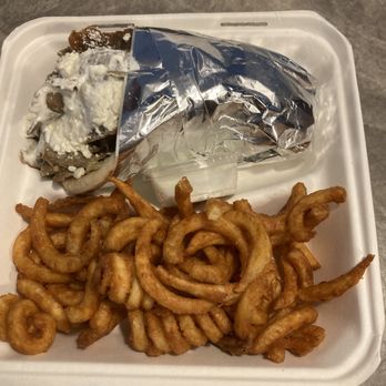 Grab A Gyro - Lamb Gyro with Fries and a side of tzaziki - Mediterranean Near Me - Portland, Oregon Grab A Gyro - Lamb Gyro with Fries and a side of tzaziki - Mediterranean Near Me - Portland, Oregon