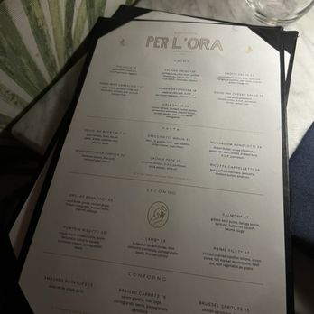 Ristorante Per L’Ora - Menú - Italian Near Me - Los Angeles, California Ristorante Per L’Ora - Menú - Italian Near Me - Los Angeles, California