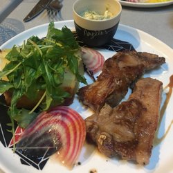 A la Changerie - Lamb with baked sliced potatoes
