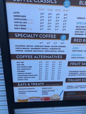 Menu photo 2 Ziggi's Coffee Westminster, CO