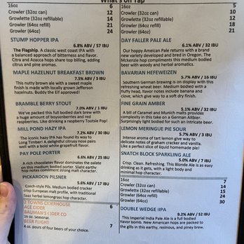 Long Timber Brewing - Drinks as of June 2023 - Breweries Near Me - Monroe, Oregon