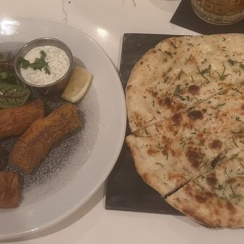 Karma Modern Indian - Snapper and garlic naan - Indian Near Me - Washington, DC, District of Columbia