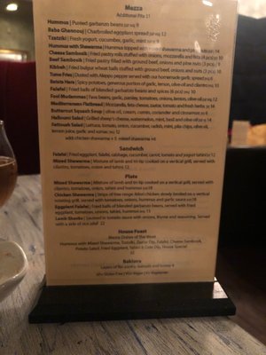 Menu photo 2 Mezza Thyme Santa Barbara, CA