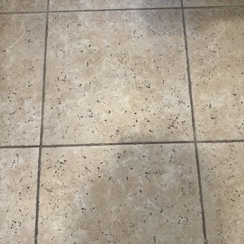 Clean Scene Carpet Cleaning - Before natural stone dining room tile - Carpet Cleaning Near Me - Bakersfield, California