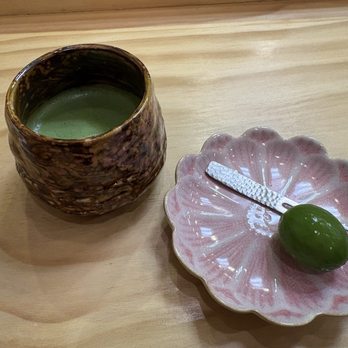 Hibari - Matcha tea with peach - Sushi Bars Near Me - Portola Valley, California