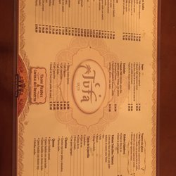 Tufa - Menu