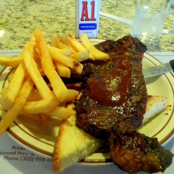 Charcoal Pit - Delmonico steak with fries - Burgers Near Me - Wilmington, Delaware