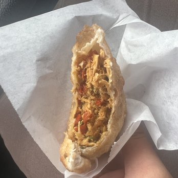 The Bridgewater Cafe - Excuse my bites but look how stuffed this Chicken Empanda is - Breakfast & Brunch Near Me - Bridgewater Township, New Jersey