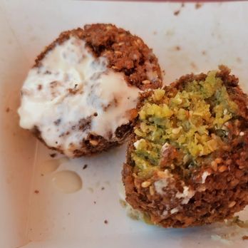 Atlas Bites - Falafel, inside - Food Trucks Near Me - San Francisco, California Atlas Bites - Falafel, inside - Food Trucks Near Me - San Francisco, California