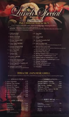 Menu photo 4 Tokyo Sushi Grill Clemson, SC Menu photo 4 Tokyo Sushi Grill Clemson, SC