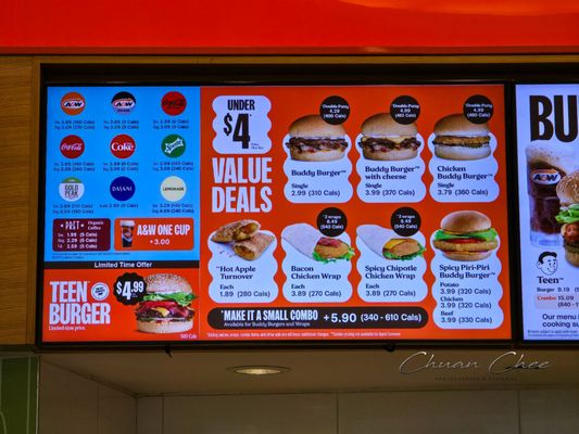 Menu photo 2 A&W Newmarket, ON Menu photo 2 A&W Newmarket, ON