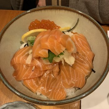 Soba-ya - Salmon Sake - Oyako Don - Japanese Near Me - New York, New York Soba-ya - Salmon Sake - Oyako Don - Japanese Near Me - New York, New York