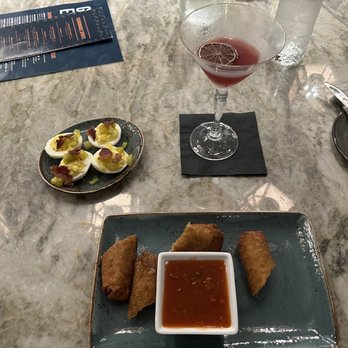 Hyatt Centric - Deviled eggs + boudin egg rolls - Hotels Near Me - New Orleans, Louisiana Hyatt Centric - Deviled eggs + boudin egg rolls - Hotels Near Me - New Orleans, Louisiana