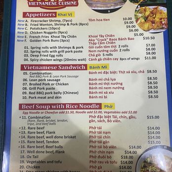 999 Phở - Menu - Vietnamese Near Me - Reno, Nevada
