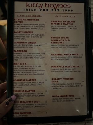 Menu photo 3 Kitty Hoynes Irish Pub and Restaurant Syracuse, NY Menu photo 3 Kitty Hoynes Irish Pub and Restaurant Syracuse, NY