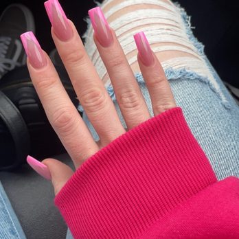World Nails & Spa - Deep French by Tina - Nail Salons Near Me - Chula Vista, California
