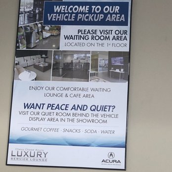 Chevy Chase Acura - Waiting Room sign - Car Dealers Near Me - Bethesda, Maryland Chevy Chase Acura - Waiting Room sign - Car Dealers Near Me - Bethesda, Maryland