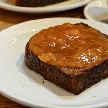 The Mill - Seasonal jam (apricot this time) with butter and sea salt on molasses brown bread. - Coffee & Tea Near Me - San Francisco, California The Mill - Seasonal jam (apricot this time) with butter and sea salt on molasses brown bread. - Coffee & Tea Near Me - San Francisco, California