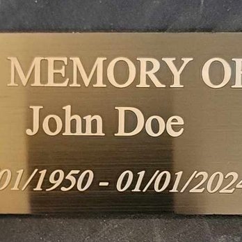 Tim Can Fix It - Laser Engraved Memorial Plaque - Electronics Repair Near Me - White Oak, Pennsylvania