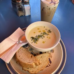 Cucumber gazpacho and Aries season drink