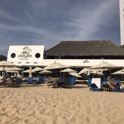 La Playita Santa Lucia - The view from the water.