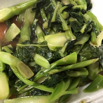 First Chinese Barbecue - Chinese broccoli with oyster sauce - Barbeque Near Me - Austin, Texas