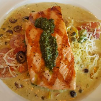 bellagreen - Salmon "pasta"-Subbed out noodles for Spaghetti squash. INSANE GOOD! - New American Near Me - Dallas, Texas bellagreen - Salmon "pasta"-Subbed out noodles for Spaghetti squash. INSANE GOOD! - New American Near Me - Dallas, Texas