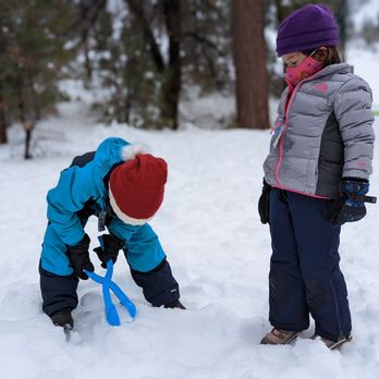 Snow Valley Mountain Resort - Kid and his cousin playing in the fresh snow. - Ski Resorts Near Me - Running Springs, California Snow Valley Mountain Resort - Kid and his cousin playing in the fresh snow. - Ski Resorts Near Me - Running Springs, California